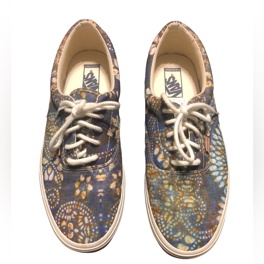 Vans floral shoes batik indigo Size 11.5 Men
